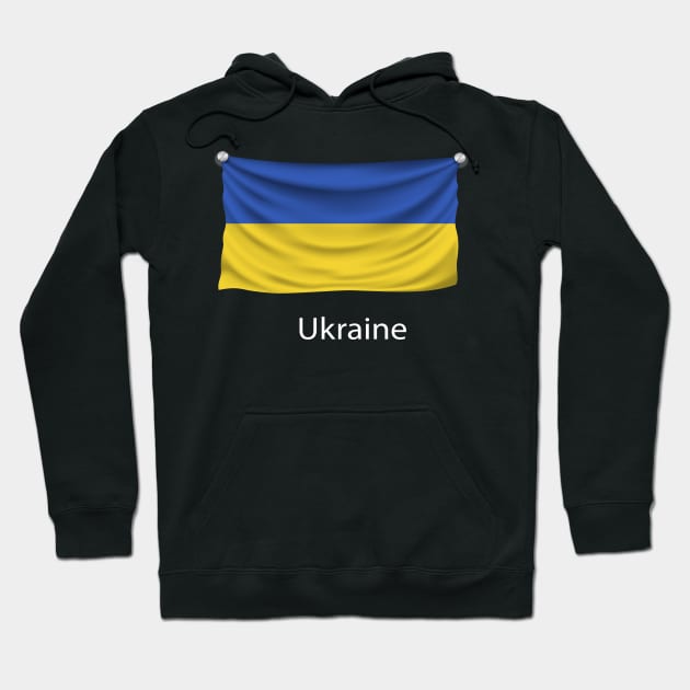 Ukraine Flag Hoodie by fistfulofwisdom